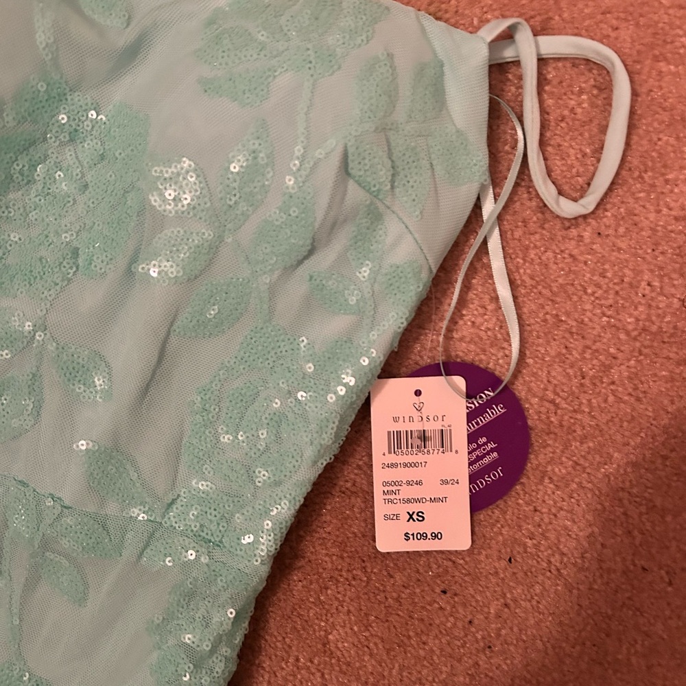 Windsor Mint Sequin Dress